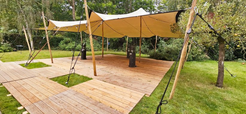 stretchtent huren Oost Vlaanderen met vloer stretchtent huren Oost Vlaanderen met vloer