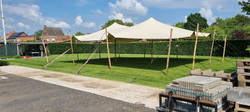stretchtent huren Oost Vlaanderen vlondervloer stretchtent huren Oost Vlaanderen vlondervloer