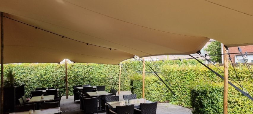 stretchtent Kapelle Antwerpen stretchtent 10x12,5 Kapellen