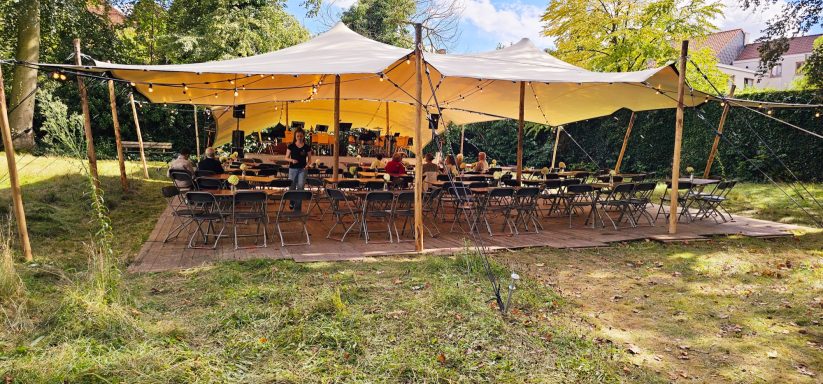 stretchtent Sint-Niklaas Oost-Vlaanderen Stretchtent verhuur Sint-Niklaas Terrazza